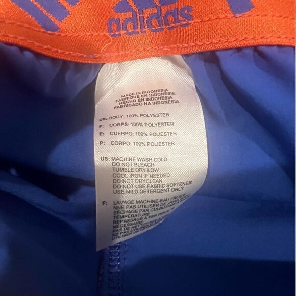 Adidas Climalite Orange and blue Pull on athletic shorts Size XL - Picture 4 of 6
